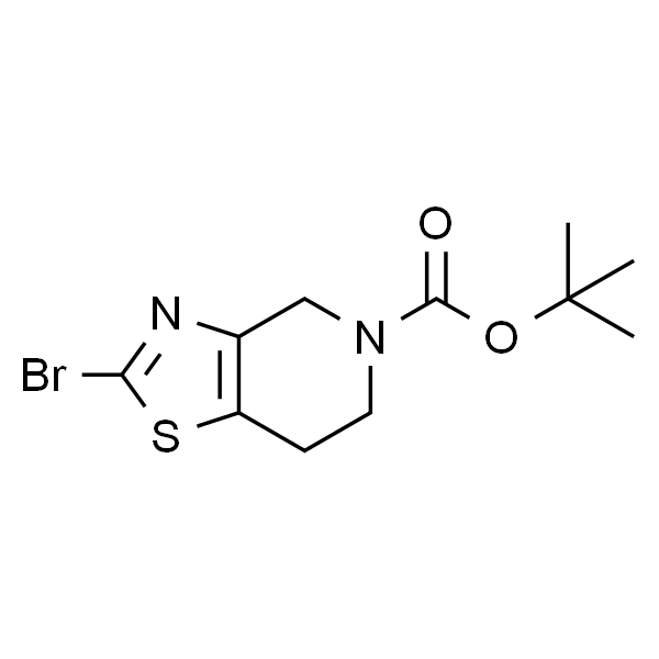 2-溴-6，7-二氢噻唑并[4，5-c]吡啶-5(4H)-甲酸叔丁酯