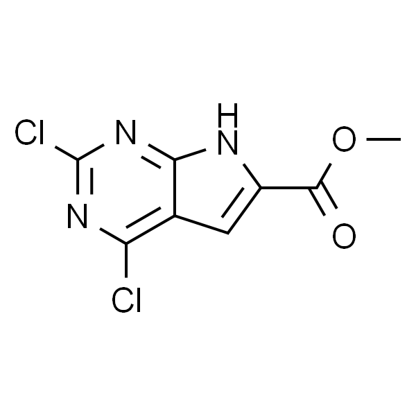 2,4-二氯-7H-吡咯并[2,3-d]嘧啶-6-甲酸甲酯