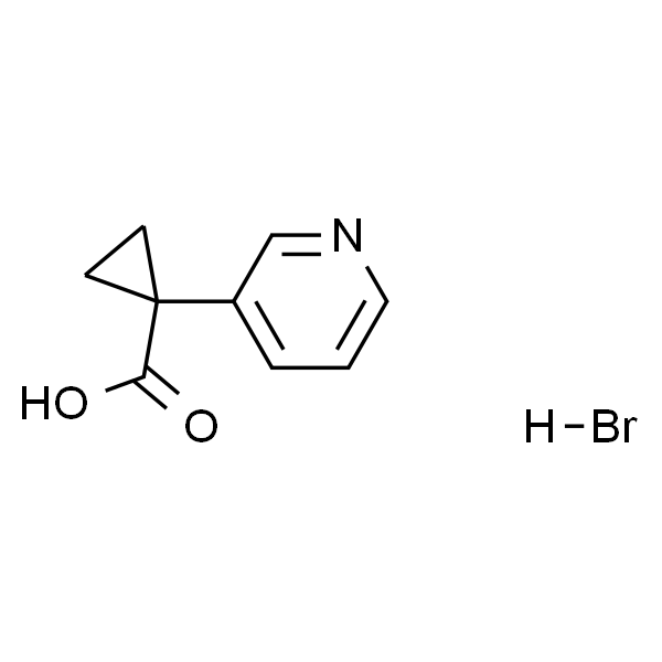 1-(吡啶-3-基)环丙烷羧酸氢溴酸盐