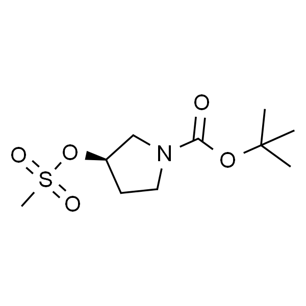 (R)-1-Boc-3-甲磺酰氧基吡咯烷