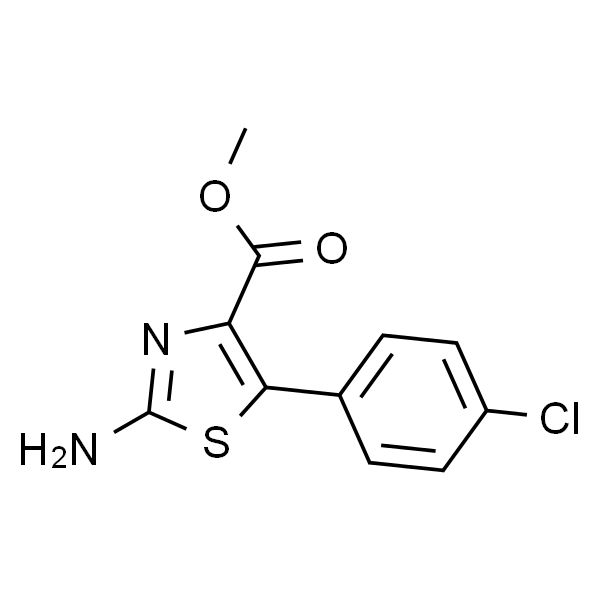 2-氨基-5-(4-氯苯基)噻唑-4-羧酸甲酯