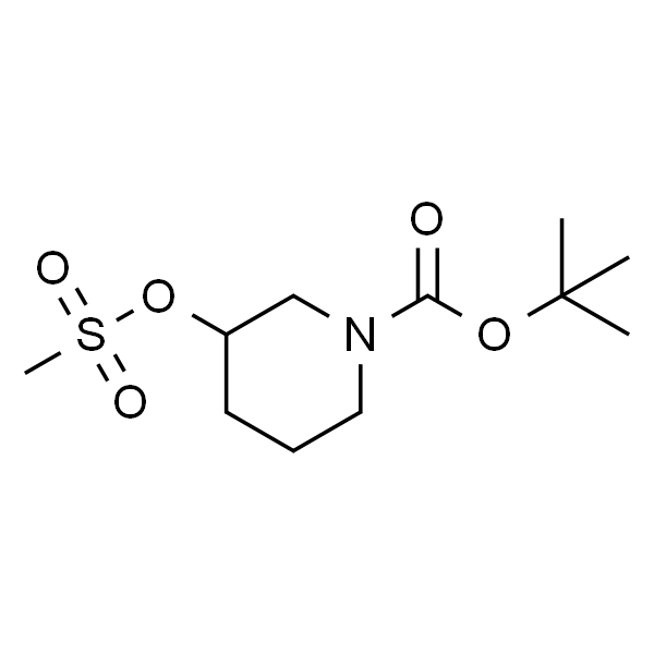 N-Boc-3-OMS-哌啶