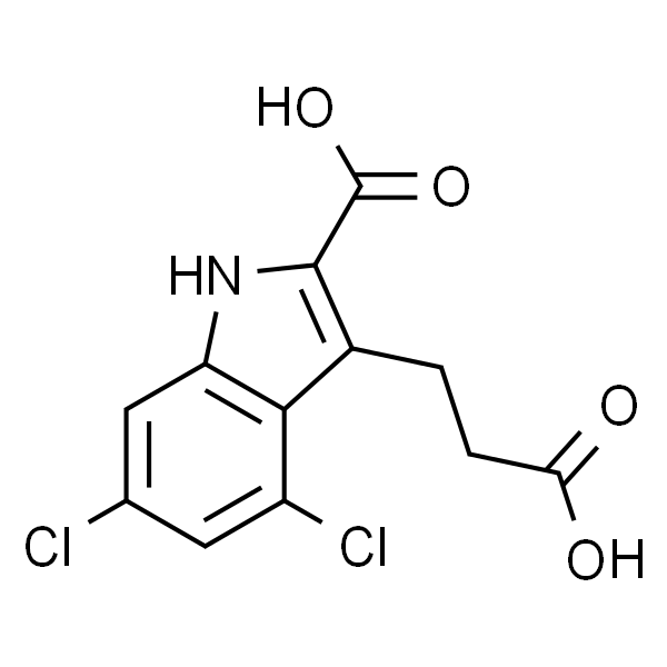 2-羧基-4,6-二氯-1H-吲哚-3-丙酸