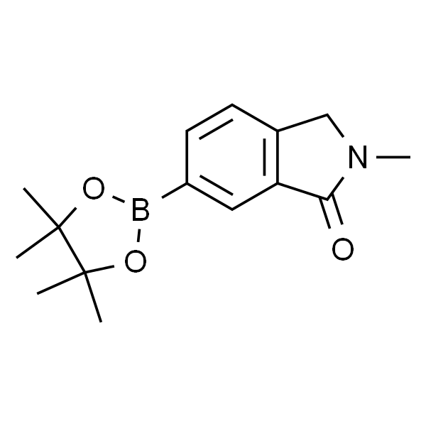 2-甲基-6-(4,4,5,5-四甲基-1,3,2-二氧硼戊烷-2-基)异吲哚啉-1-酮