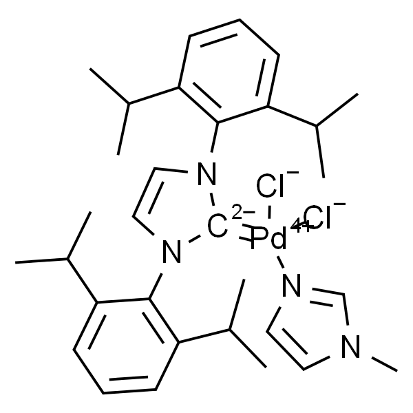 (SP-4-1)-[1,3-Bis[2,6-bis(1-methylethyl)phenyl]-1,3-dihydro-2H-imidazol-2-ylidene]dichloro(1-methyl-1H-imidazole-κN3)palladium