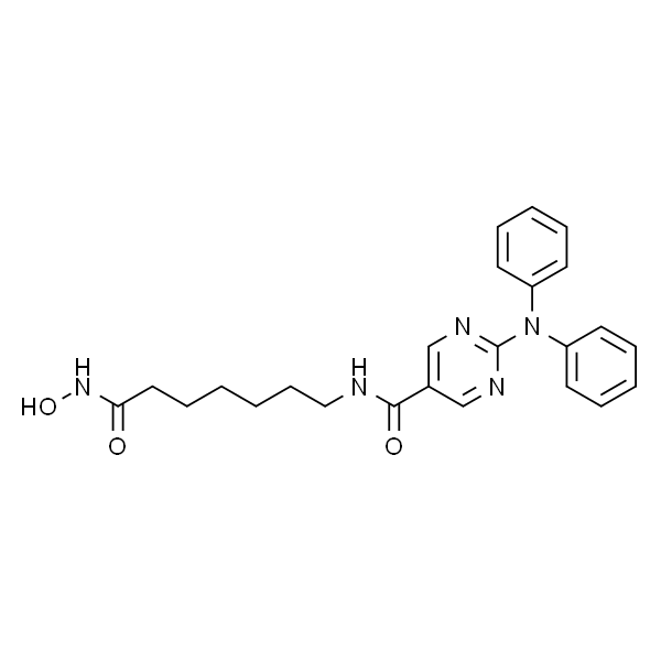 2-(二苯基氨基)-n-[7-(羟基氨基)-7-氧代庚基]-5-嘧啶羧酰胺