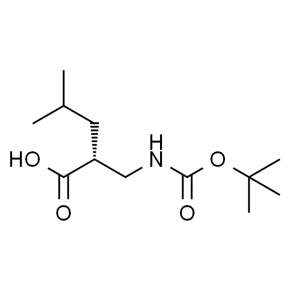 N-Boc-(R)-2-氨甲基-4-甲基戊酸