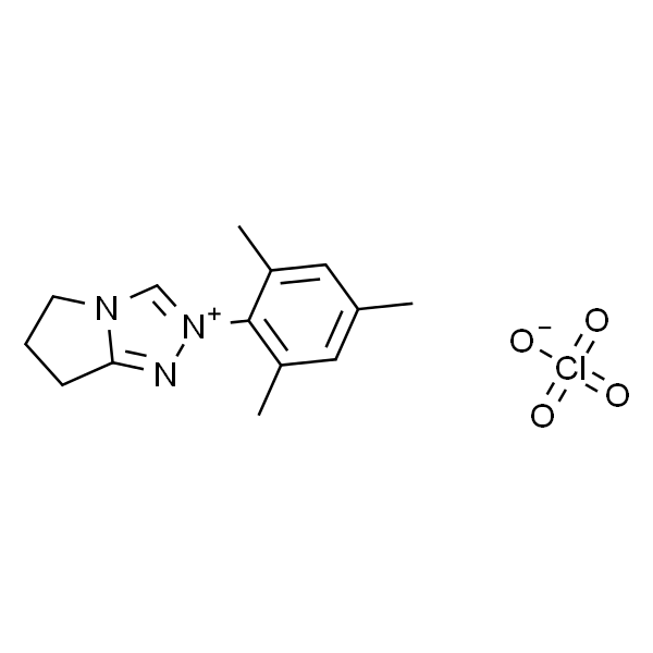 6,7-二氢-2-(2,4,6-三甲基苯基)-5H-吡咯并[2,1-c]-1,2,4-三唑鎓高氯酸盐