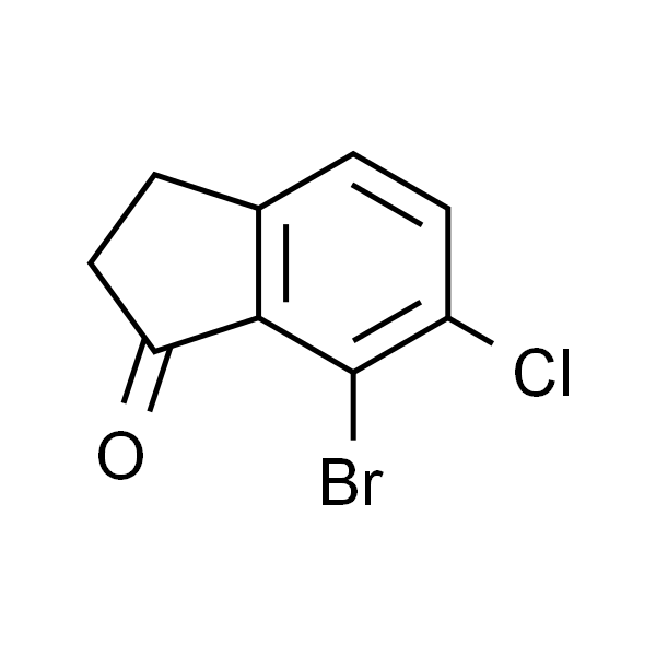 1H-​Inden-​1-​one, 7-​bromo-​6-​chloro-​2,​3-​dihydro-