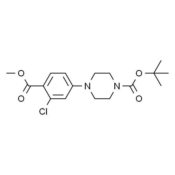 2-氯-4-(4-Boc-1-哌嗪基)苯甲酸甲酯