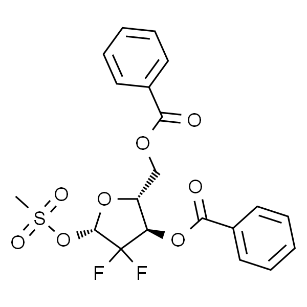 ((2R，3R，5R)-3-(Benzoyloxy)-4，4-difluoro-5-((methylsulfonyl)oxy)tetrahydrofuran-2-yl)methylbenzoate