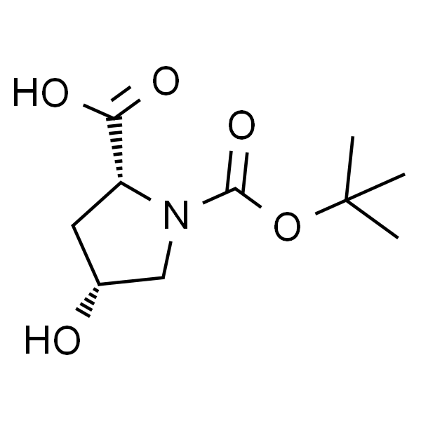 顺式-1-(叔丁氧羰基)-4-羟基吡咯烷-2-羧酸