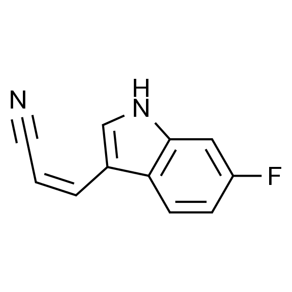 (Z)-3-(6-氟-1H-吲哚-3-基)丙烯腈