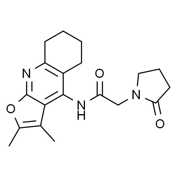 N-(2,3-二甲基-5,6,7,8-四氢呋喃并[2,3-B]喹啉-4-基)-2-(2-氧代吡咯烷-1-基)乙酰胺