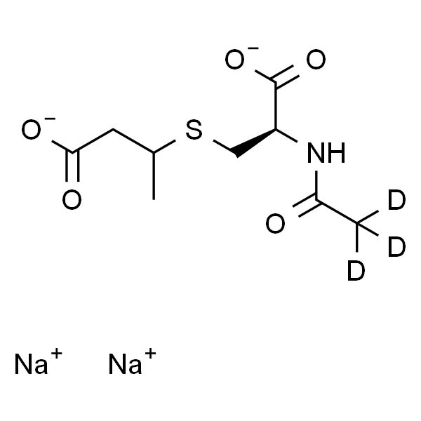 N-（乙酰基-D3）S-（3-羧基-2-丙基-L-2-氨基-3-巯基丙酸二钠盐