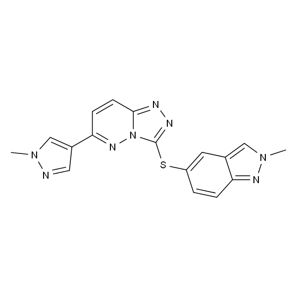 3-[(2-甲基-2H-吲唑-5-基)硫基]-6-(1-甲基-1H-吡唑-4-基)-1,2,4-三唑并[4,3-B]哒嗪
