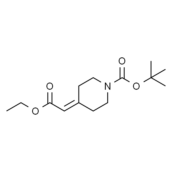 4-(2-乙氧基-2-氧代亚乙基)哌啶-1-甲酸叔丁酯