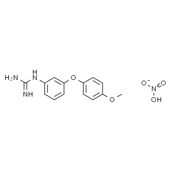 1-(3-(4-methoxyphenoxy)phenyl)guanidinenitrate