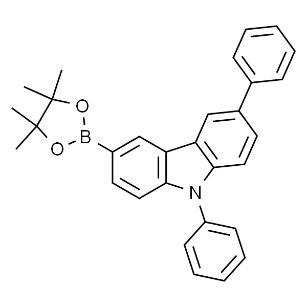 3,9-二苯基-6-(4,4,5,5-四甲基-1,3,2-二氧杂环戊硼-2-基)咔唑