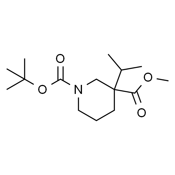 1-Boc-3-异丙基哌啶-3-甲酸甲酯