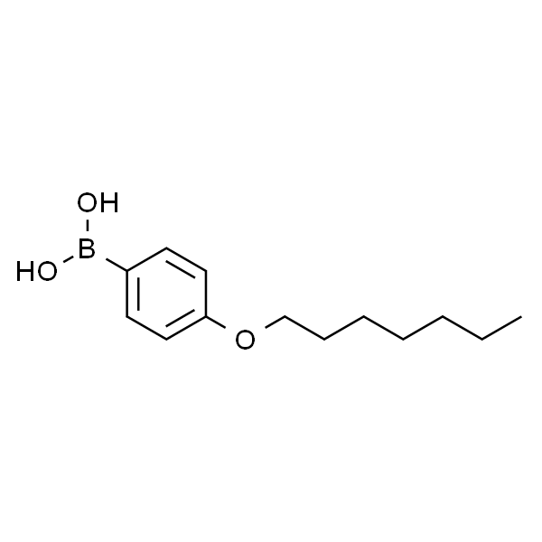 4-庚氧基苯硼酸 (含不同量的酸酐)