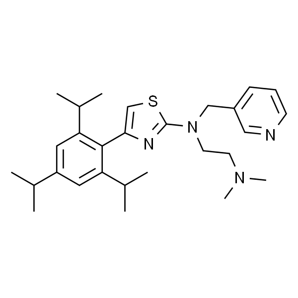 N1,N1-dimethyl-N2-(pyridin-3-ylmethyl)-N2-(4-(2,4,6-triisopropylphenyl)thiazol-2-yl)ethane-1,2-diamine