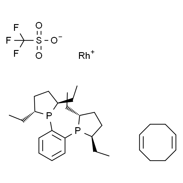 (-)-1,2-Bis((2R,5R)-2,5-diethylphospholano)benzene(1,5-cyclooctadiene)rhodium(I) trifluoromethanesulfonate