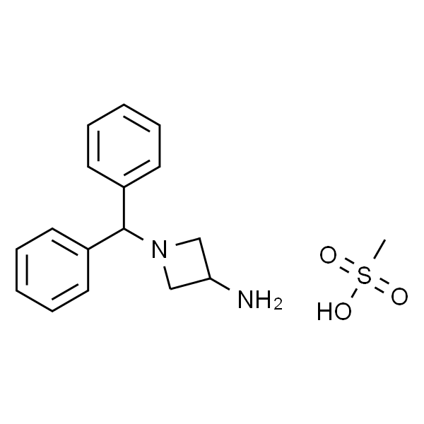 1-二苯甲基-3-氨基氮杂环丁烷（甲磺酸盐）