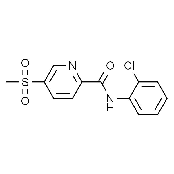 N-(2-氯苯基)-5-(甲基磺酰基)吡啶甲酰胺