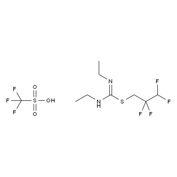 2,2,3,3-四氟丙基N,N''-氨基咪唑硫代甲酸二乙酯三氟甲烷硫酸盐