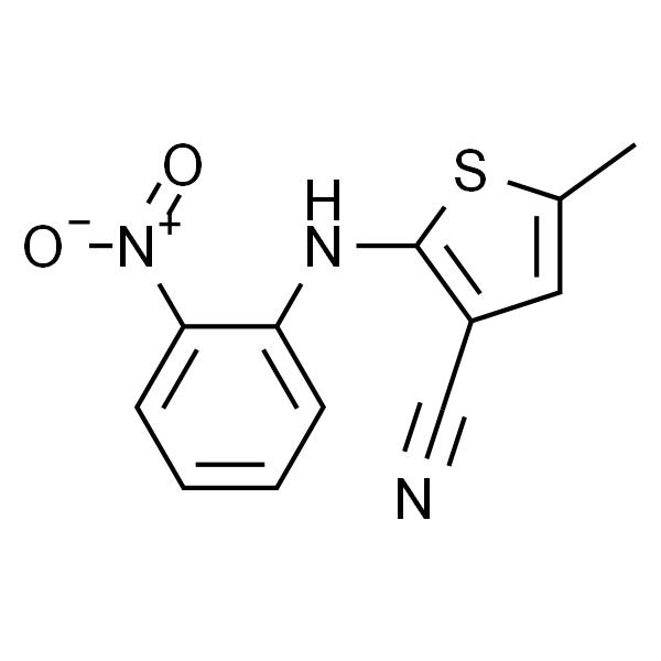 5-甲基-2-(2-硝基苯胺基)-3-氰基噻吩