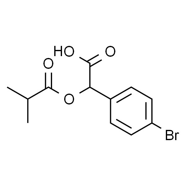 2-(4-溴苯基)-2-(异丁酰氧基)乙酸