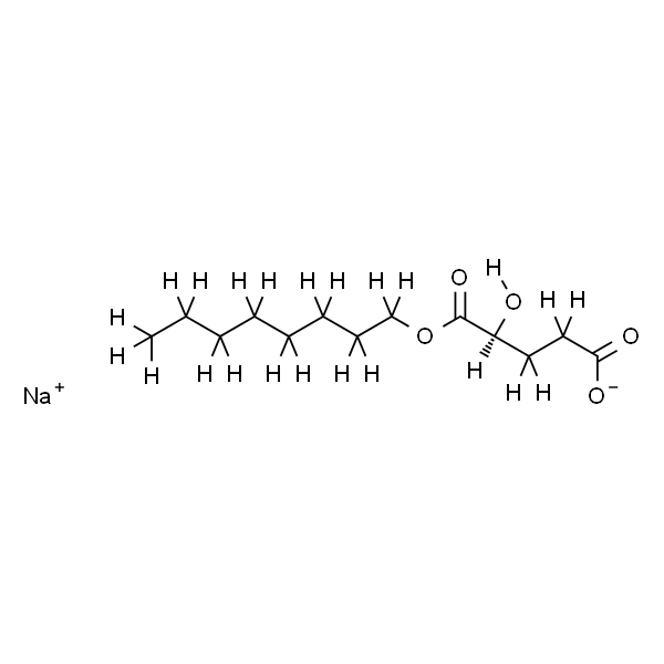 (2S)-2-Hydroxyglutaric Acid Octyl Ester Sodium Salt