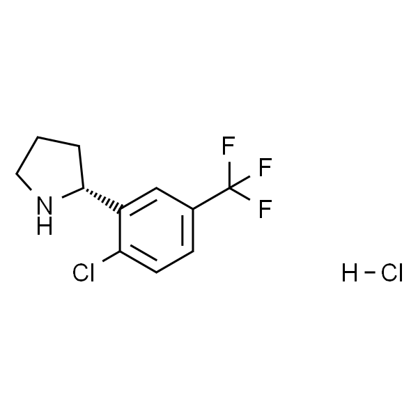 (R)-2-(2-氯-5-(三氟甲基)苯基)吡咯烷盐酸盐