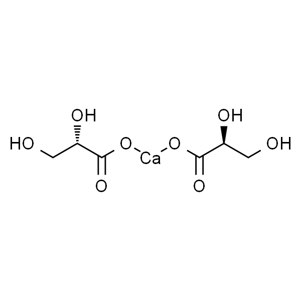 L-(-)-甘油酸 半钙盐 一水合物