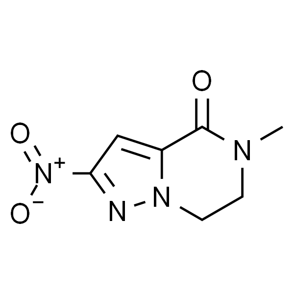 5-甲基-2-硝基-6,7-二氢吡唑并[1,5-a]吡嗪-4(5H)-酮