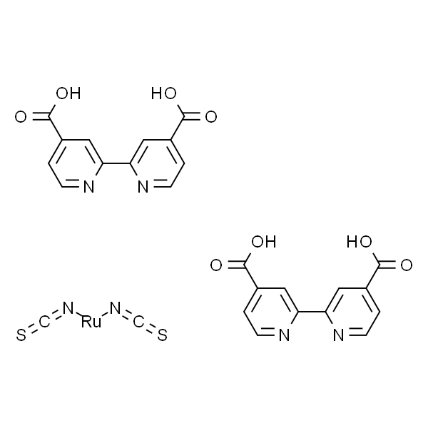 双(异硫氰酸)双(2,2'-二吡啶基-4,4'-二甲酸)钌(II)