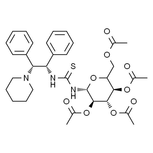 N-[(1S,2S)-1,2-Diphenyl-2-(1-piperidinyl)ethyl]-N'-(2,3,4,6-tetra-O-acetyl-β-D-glucopyranosyl)thiourea