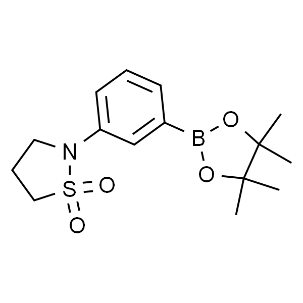 2-(3-(4,4,5,5-四甲基-1,3,2-二氧杂硼烷-2-基)苯基)异噻唑烷1,1-二氧化物