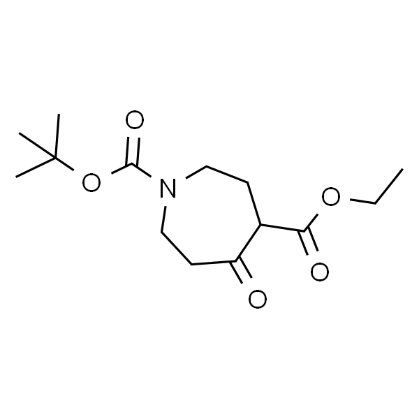 1-Boc-5-氧代氮杂环庚烷-4-甲酸乙酯