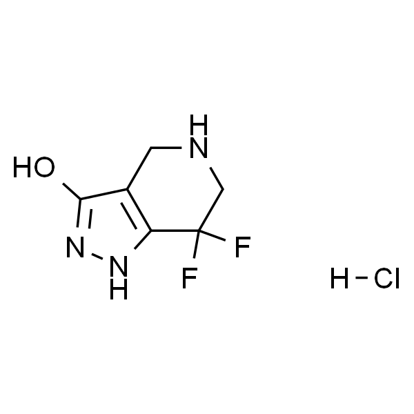 7,7-difluoro-4,5,6,7-tetrahydro-1H-pyrazolo[4,3-c]pyridin-3-ol hydrochloride