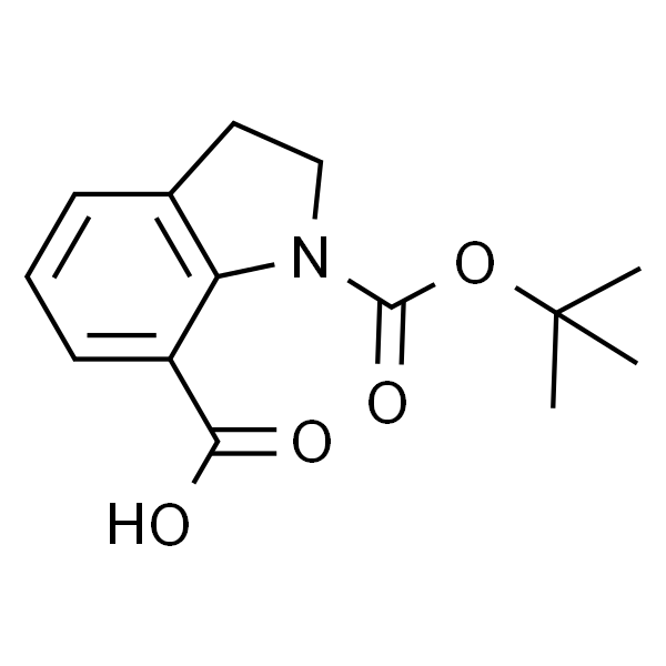 N-Boc-吲哚啉-7-羧酸