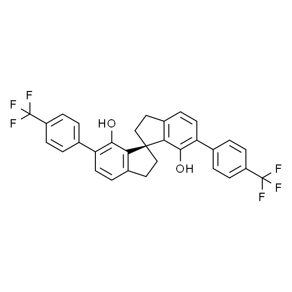 (R)​-2，​2'，​3，​3'-​Tetrahydro-​6，​6'-​bis[4-​(trifluoromethyl)​phenyl]​-1，​1'-spirobi[1H-​indene]​-​7，​7'-​diol