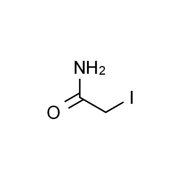 2-碘乙酰胺, 含大约 5-8% 水作稳定剂