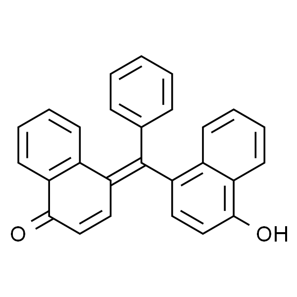 α-萘酚醌苯基甲烷