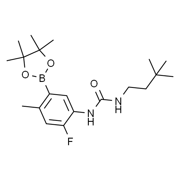 1-(3,3-二甲基丁基)-3-(2-氟-4-甲基-5-(4,4,5,5-四甲基-1,3,2-二氧硼杂环戊烷-2-基)苯基)脲