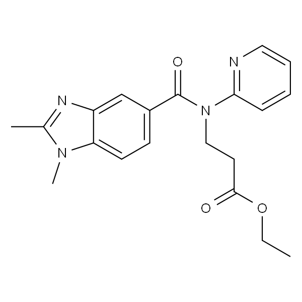 3-(1,2-二甲基-N-(吡啶-2-基)-1H-苯并[d]咪唑-5-甲酰胺基)丙酸乙酯（达比加群酯杂质）