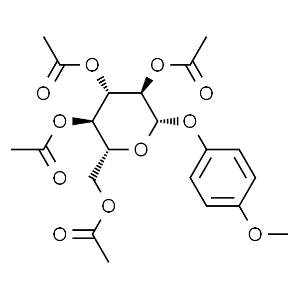 4-甲氧苯基2,3,4,6-四-O-乙酰基-β-D-吡喃葡萄糖苷