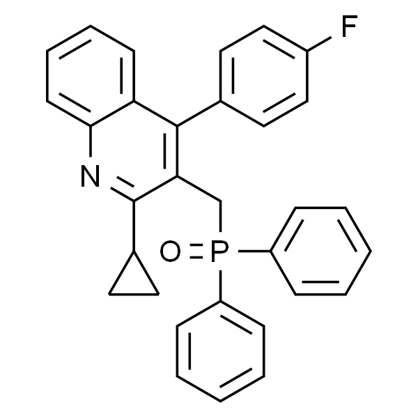 2-环丙基-4-(4-氟苯基)-3-喹啉甲基二苯基氧膦