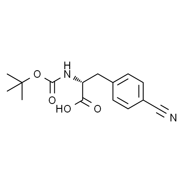 (R)-2-((叔丁氧基羰基)氨基)-3-(4-氰基苯基)丙酸